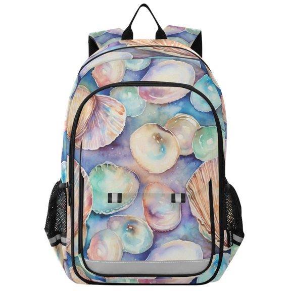 ALAZA Abstract Seashells Laptop Backpack Purse Travel Bag Casual School Bookbag Rucksack for Women Men