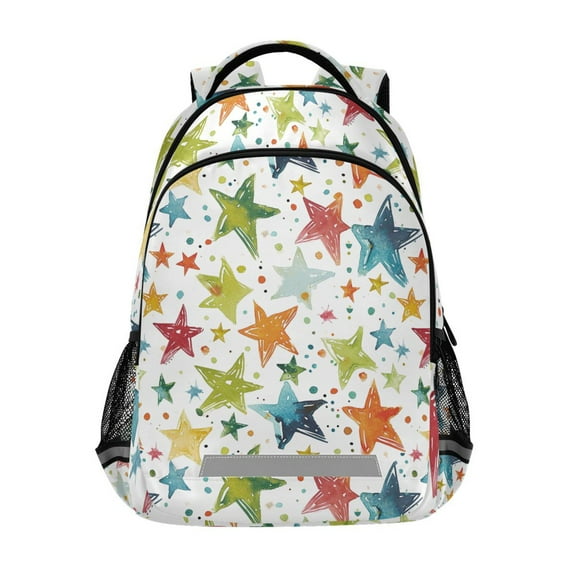 ALAZA Abstract Stars Backpack Elementary School Bag Bookbag Travel Rucksack