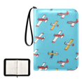 thumbnail image 1 of ALAZA Airplane Blue-d1 Trading Card Binder 4 Pocket Cards Collection Album 400 Folder Holder, 1 of 6