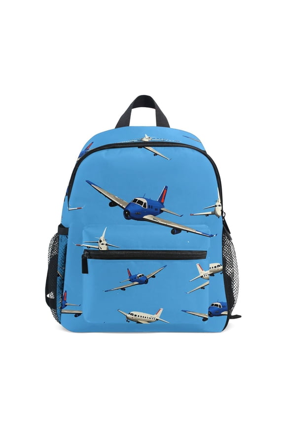 Airplanes Flying School Backpack Small Bookbag Mini Bags