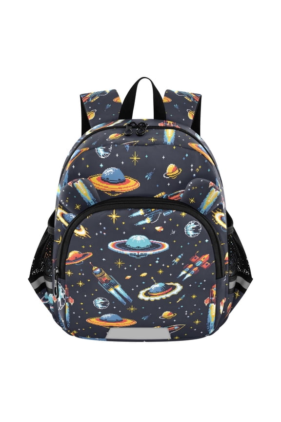 Aliens and Space Mini Backpack School Bookbag Age 3-7 Medium