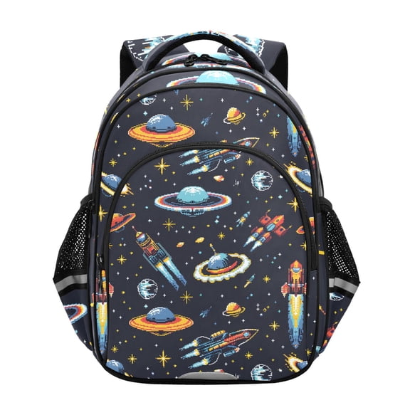ALAZA Aliens and Space School Backpack Elementary Bag Bookbag Travel Rucksack