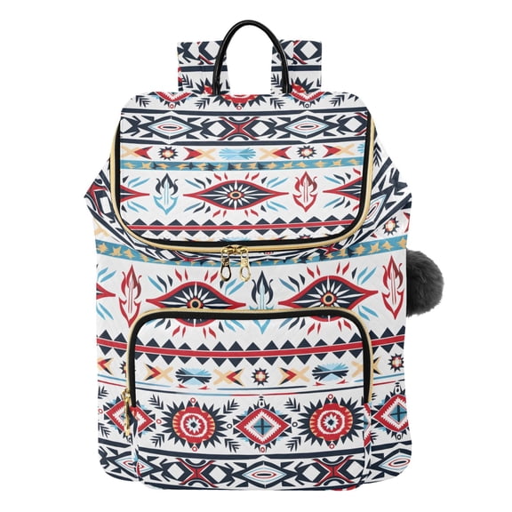 ALAZA American Indian Print Travel Backpack Laptop Bag Large Capacity Daypack