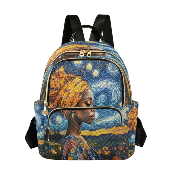 ALAZA An Africa Gril Womens Travel Laptop Backpack Large Daypack Ladies Shoulder Bags S