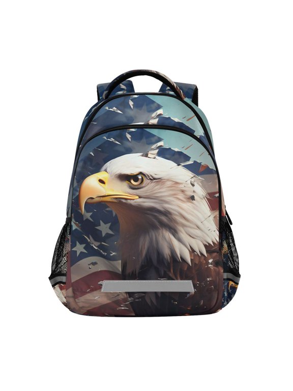 An Eagle Kids Backpack Elementary School Bag Children Bookbag Travel Rucksack