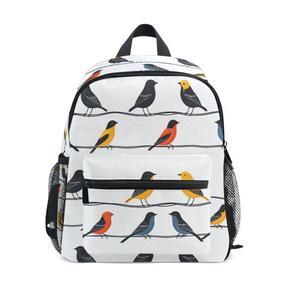 ALAZA Animal Birds School Backpack Small Bookbag Mini Bags