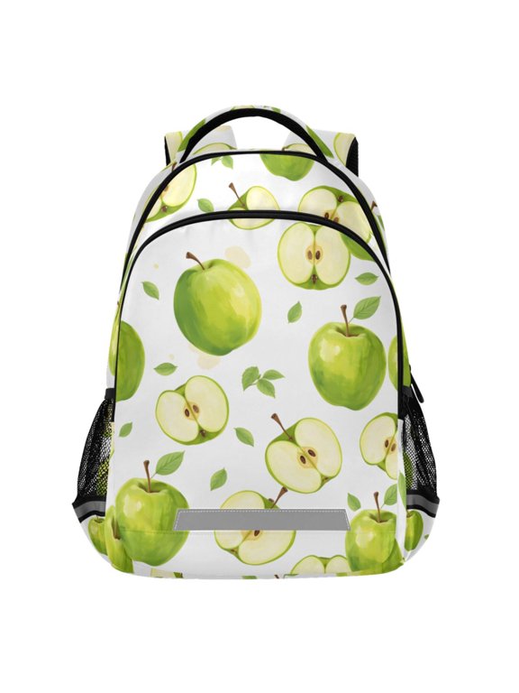 Apples Pattern Backpack Elementary School Bags Student Bookbag Travel Rucksack