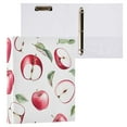 thumbnail image 1 of ALAZA Apples Pattern Hardcover 3 Ring Binder 1.5" Round Rings Interior Pockets Binders Organizer 1 Pack, 1 of 9