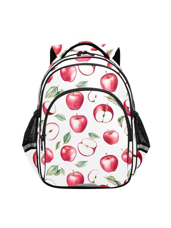Apples Pattern School Backpack Elementary Bag Bookbag Travel Rucksack