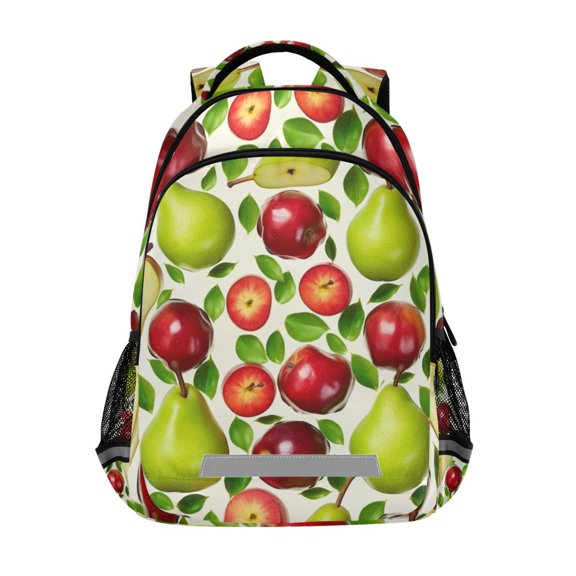 ALAZA Apples and Pears Backpack Elementary School Bag Bookbag Travel Rucksack