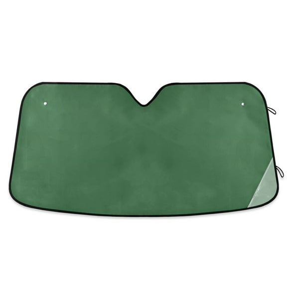 ALAZA Army Green Windshield Sun Shade Car Foldable Sun Visor Block UV Rays Protector 53"x23.5"