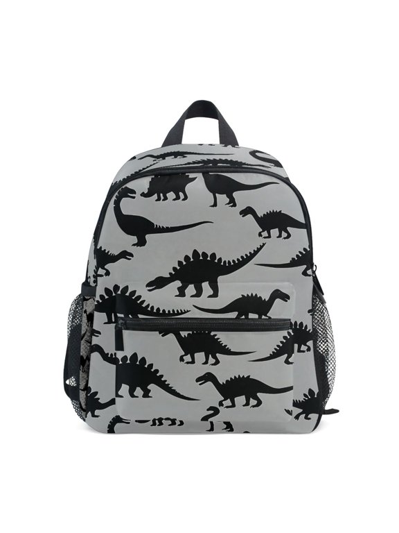 Art Dinosaur Silhouettes Toddler Backpack for Preschool Kindergarten Kids Bags