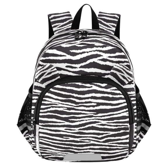 ALAZA Art Zebras Print Mini Backpack School Bookbag Age 3-7 Small