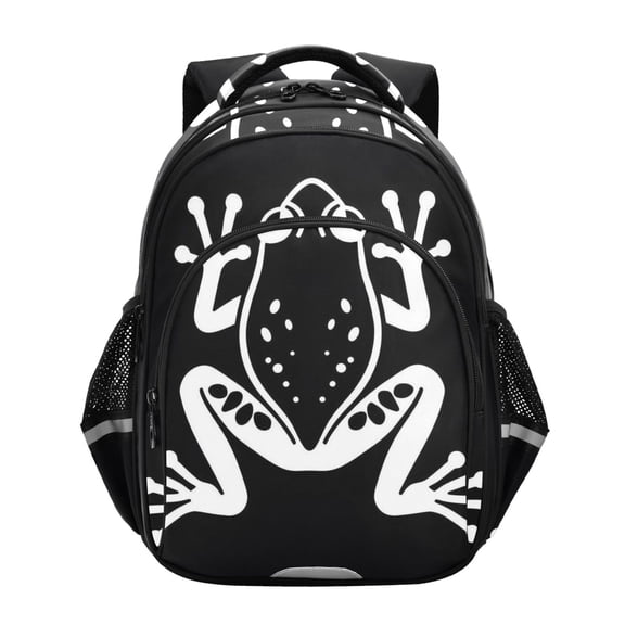 ALAZA Artistic Frog School Backpack Elementary Bag Bookbag Travel Rucksack