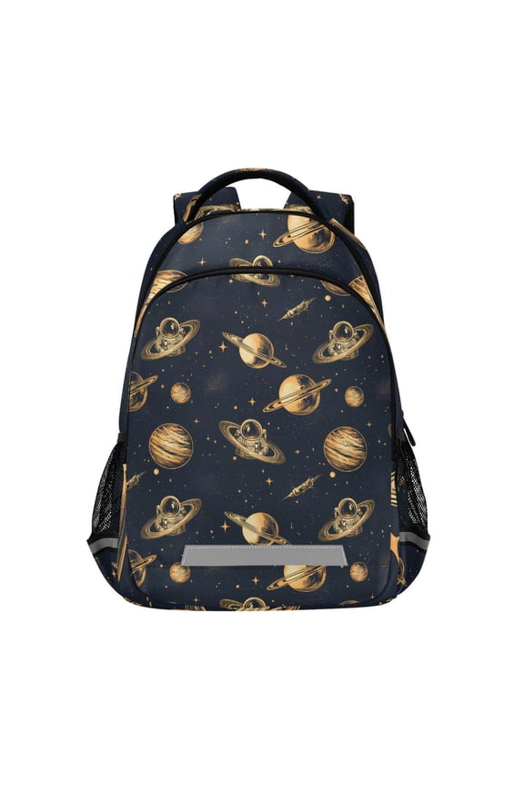 Astronaut Planet Space Backpack Elementary School Bag Bookbag Travel Rucksack