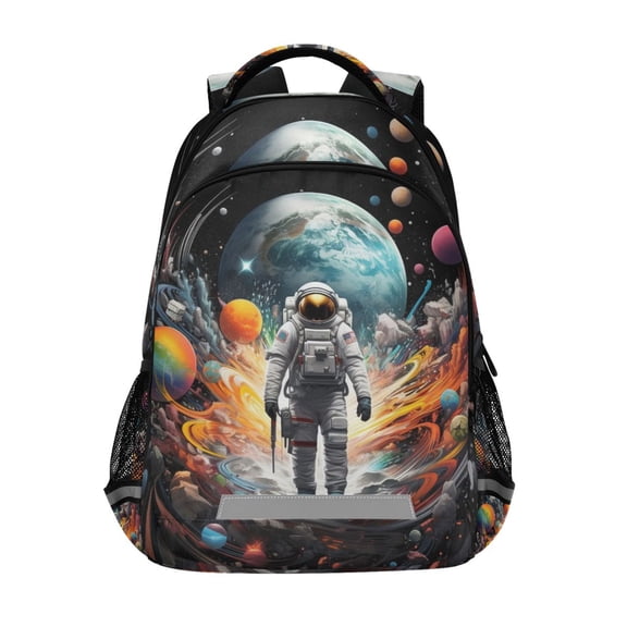 ALAZA Astronaut Space Backpack Elementary School Bag Bookbag Travel Rucksack