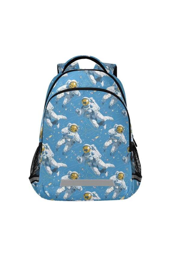 Astronaut Space Cartoon Backpack Elementary School Bag Bookbag Travel Rucksack
