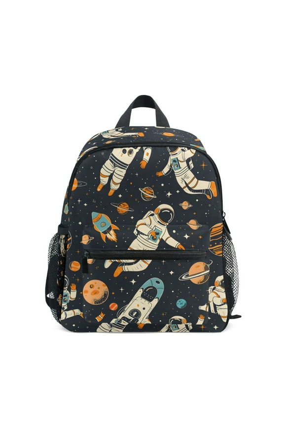 Astronauts Space Universe Planets School Backpack Small Bookbag Mini Bags