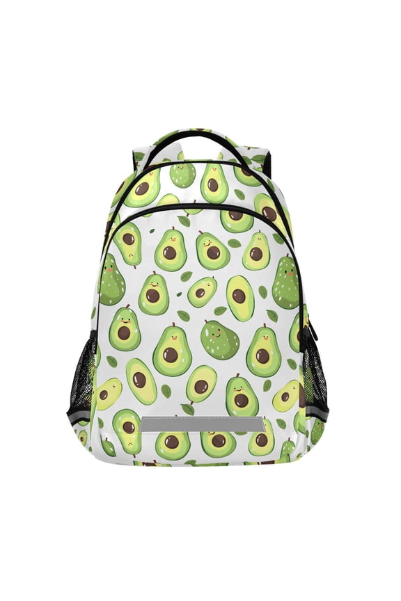 Avocado Backpack Elementary School Bag Bookbag Travel Rucksack