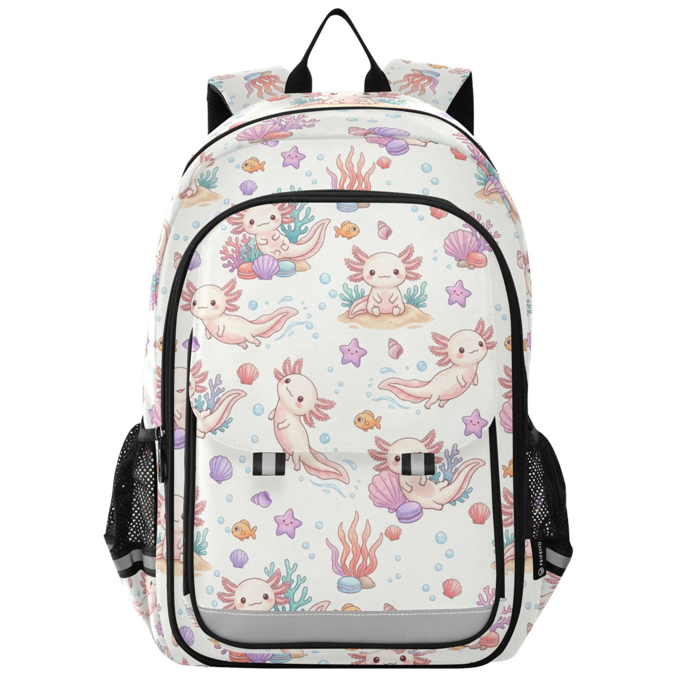 ALAZA Axolotl Sea Lifestyle School Laptop Backpack Travel Bag Casual alaza-axolotl-sea-lifestyle-school-laptop-backpack-travel-bag-casual