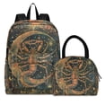 thumbnail image 1 of ALAZA Backpack Set Scorpio Zodiac Sign Elementary School Bags Student BookBag with Lunch Bag, 1 of 6