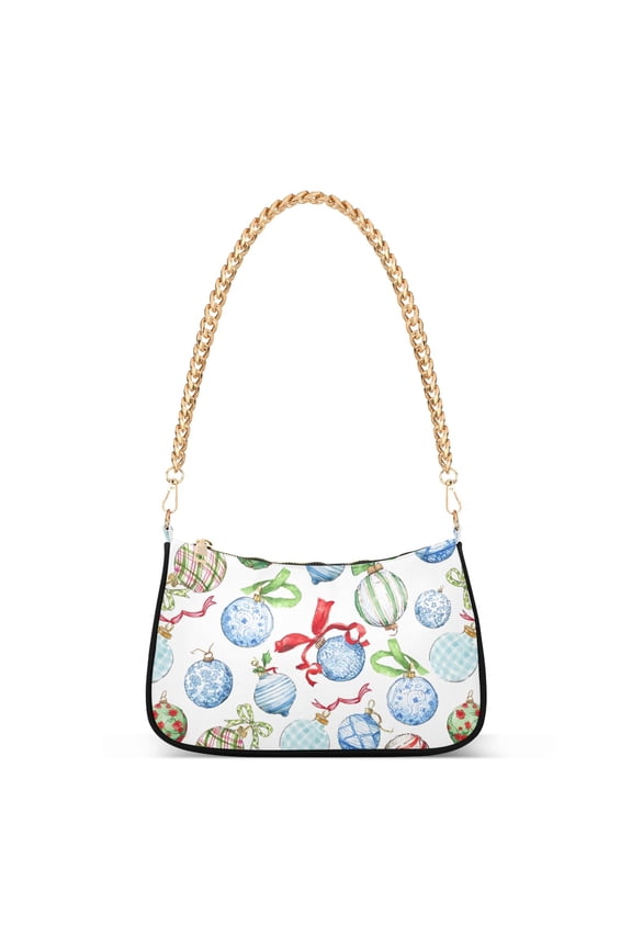 Balls Bow Women's Chain Shoulder Bag Hobo Handbag Tote Crossbody Purse