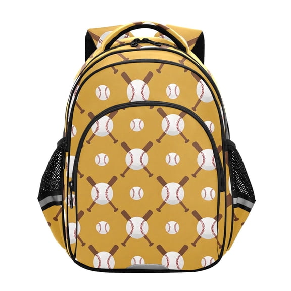 ALAZA Baseball Balls Bats School Backpack Elementary Bag Bookbag Travel Rucksack