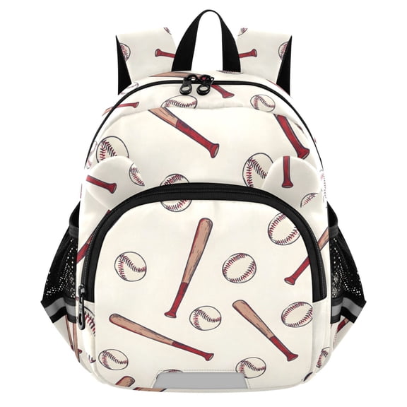 ALAZA Baseball Bat Mini Backpack School Bookbag Age 3-7 Small