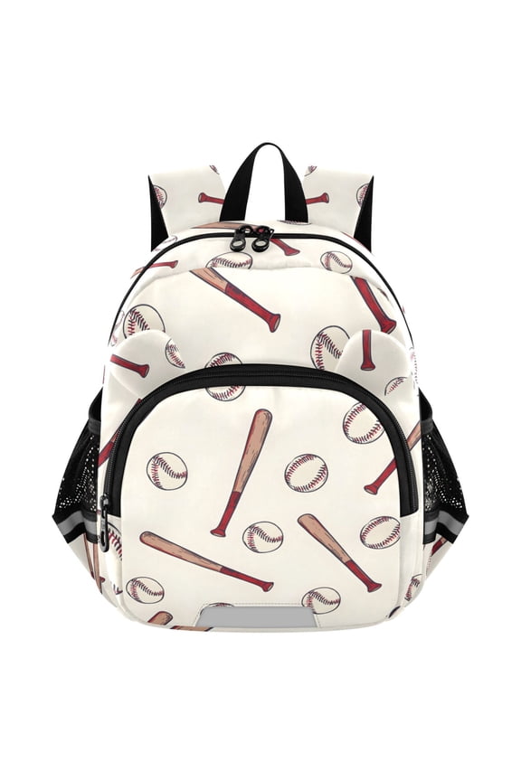 Baseball Bat Mini Backpack School Bookbag Age 3-7 Small
