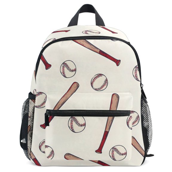 ALAZA Baseball Bat Pattern School Backpack Student Bookbag Mini Bag