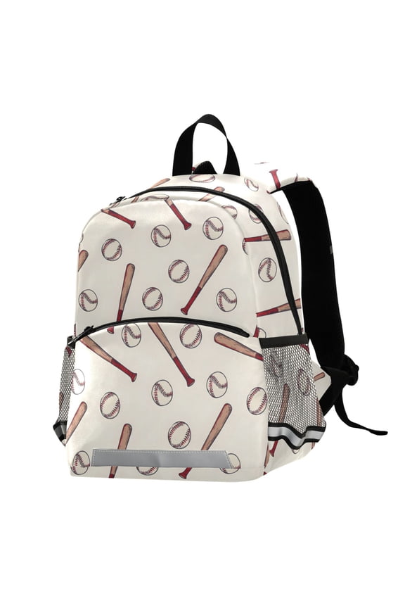 Baseball Bat School Backpack Elementary Student Bookbag