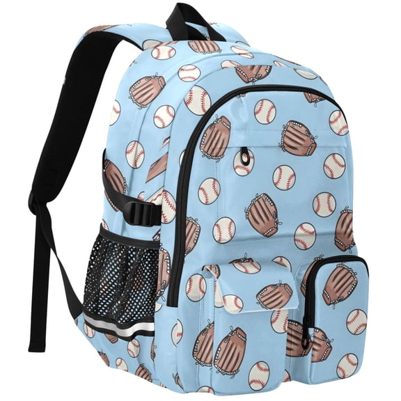ALAZA Baseball Gloves Print Student Backpack School Bookbag Large Laptop Daypack Travel Bag