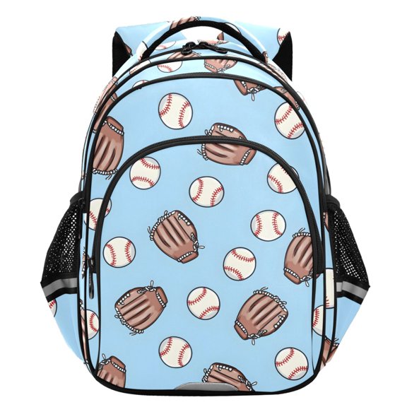 ALAZA Baseball Gloves School Backpack Elementary Bag Student Bookbag Travel Rucksack