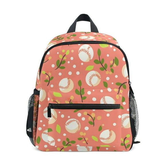 ALAZA Baseball Leaves School Backpack Small Bookbag Mini Bags