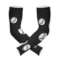 thumbnail image 1 of ALAZA Baseball Pattern UV Sun Protection Arm Sleeves UPF 50+ Compression Cooling Sleeve 1 Pair, 1 of 7