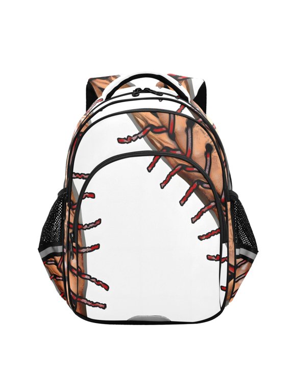 Baseball School Backpack Elementary Bag Bookbag Travel Rucksack