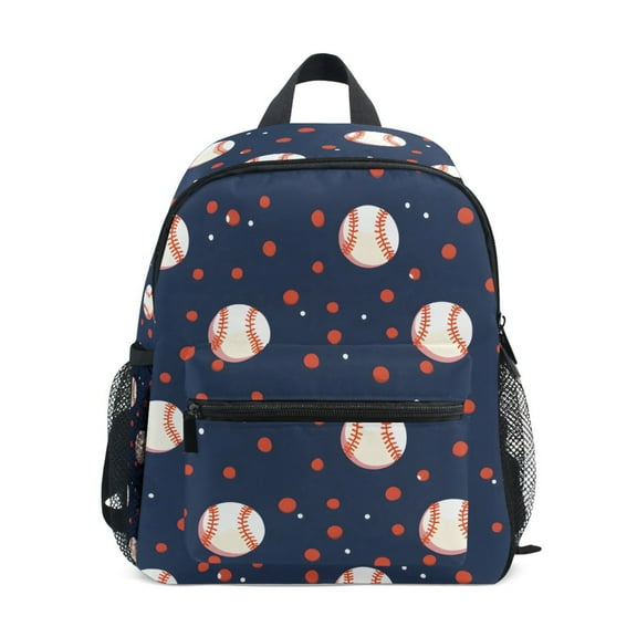 ALAZA Baseball and Dots School Backpack Small Bookbag Mini Bags