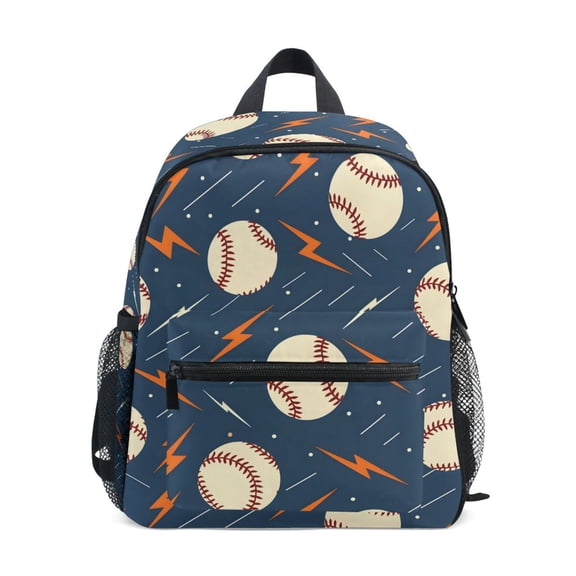 ALAZA Baseballs with Lightning School Backpack Small Bookbag Mini Bags