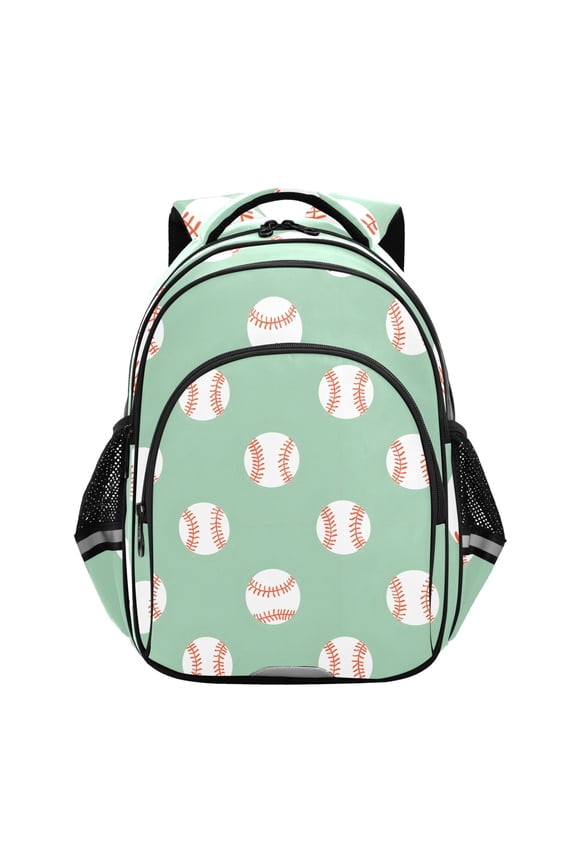 Baseballs-z1 School Backpack Elementary Bag Bookbag Travel Rucksack