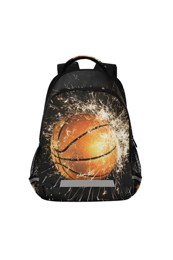 Basketball Backpack Elementary School Bag Bookbag Travel Rucksack
