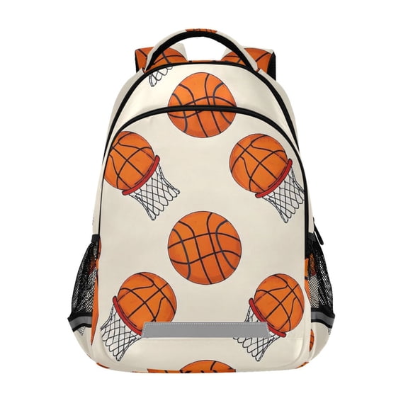 ALAZA Basketball Backpack Elementary School Bag Bookbag Travel Rucksack