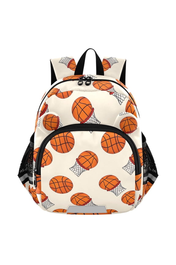 Basketball Mini Backpack School Bookbag Age 3-7 Medium