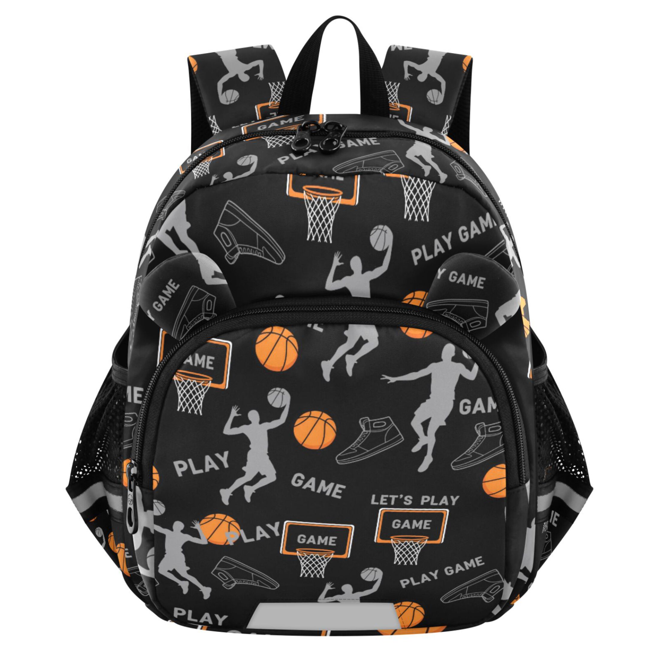 Small Basketball Backpack ALAZA Basketball Player Mini Backpack School Bookbag Age 3-7 Small ...
