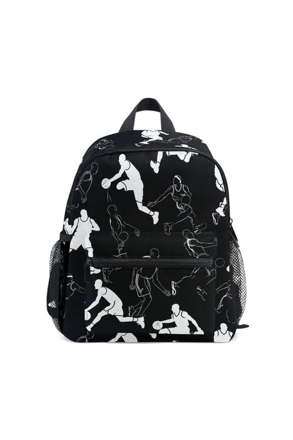 Basketball Players School Backpack Small Bookbag Mini Bags
