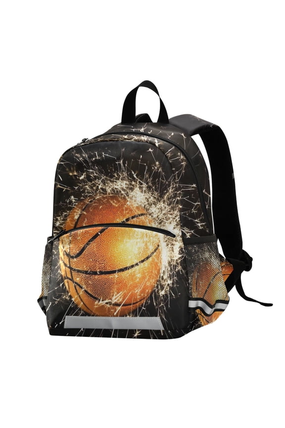 Basketball School Backpack Elementary Student Bookbag