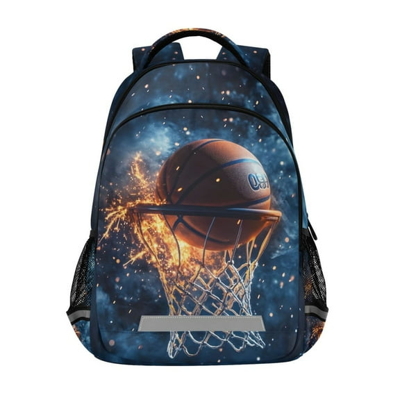 ALAZA Basketball Sparks Backpack Elementary School Bag Bookbag Travel Rucksack