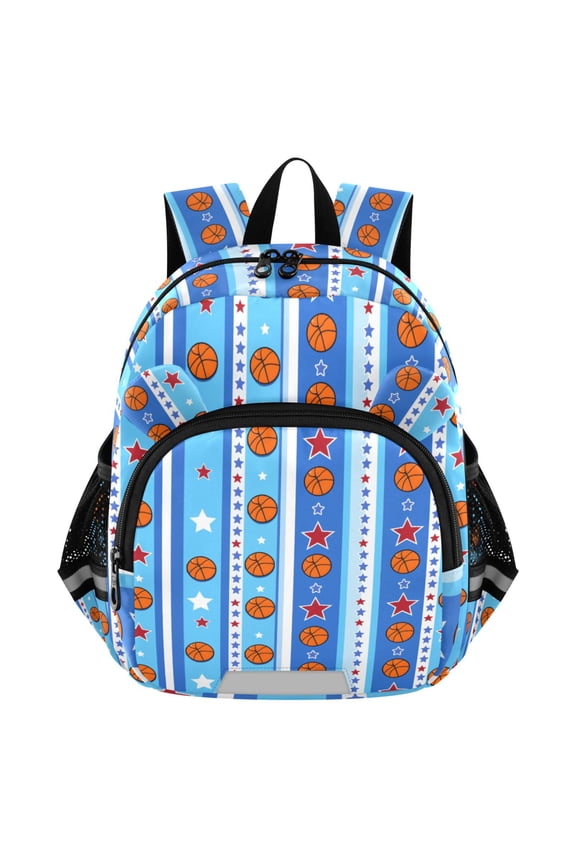 Basketball Stars Mini Backpack School Bookbag Age 3-7 Small