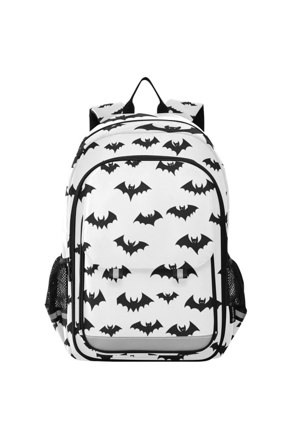 Bat Silhouettes Laptop Backpack Purse Travel Bag Casual School Bookbag Rucksack for Women Men