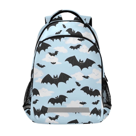 ALAZA Bat and Cloud Backpack Elementary School Bag Bookbag Travel Rucksack