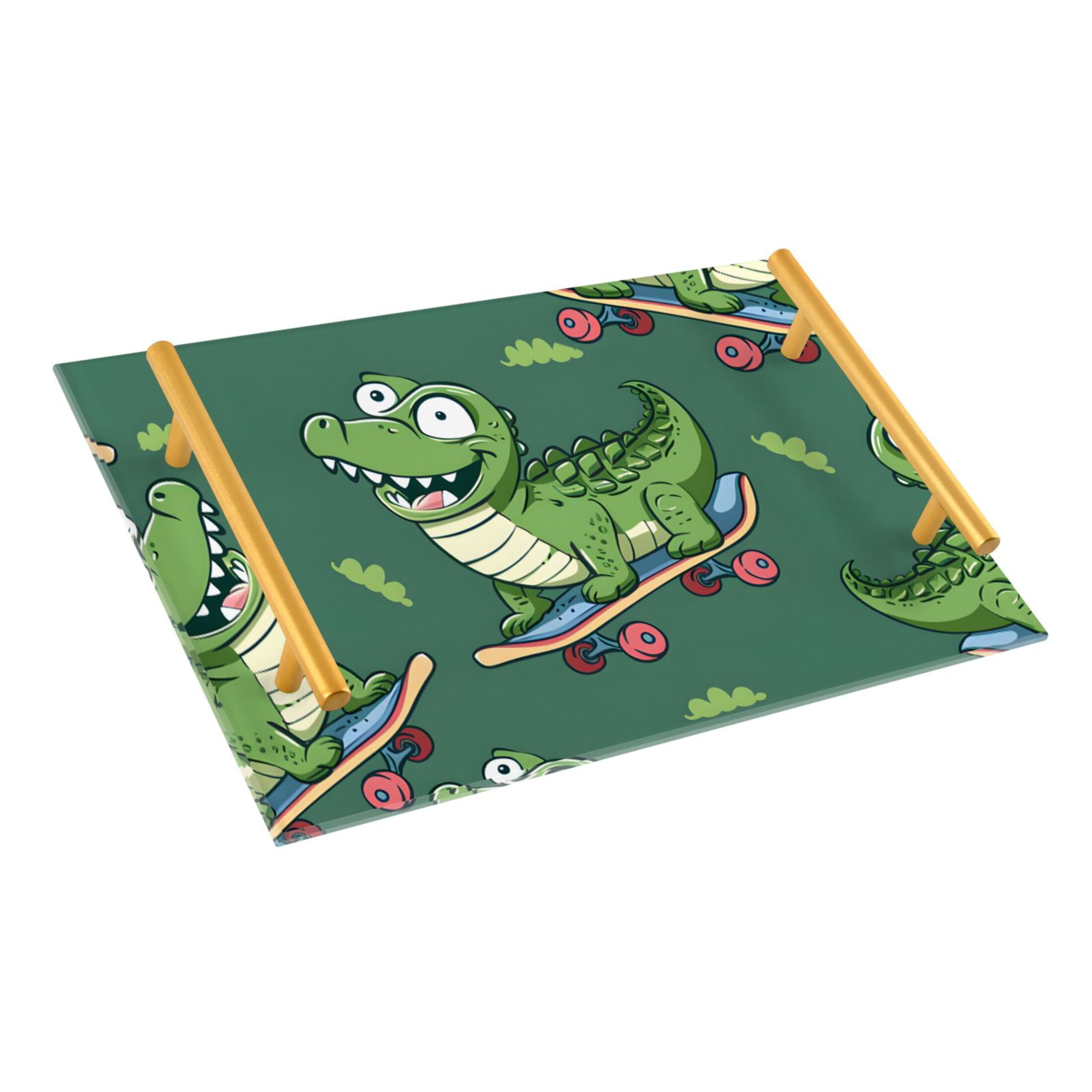 ALAZA Bathroom Tray Cartoon Crocodile on Skateboard Vanity Countertop Trays  Acrylic Sink Organizer - Walmart.com, image size:2200x2200